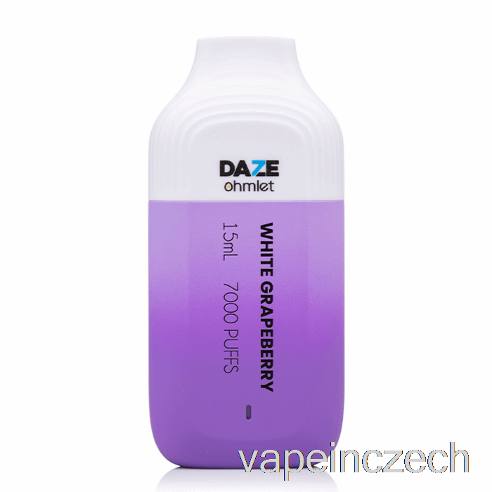 7 Daze Ohmlet 7000 Jednorázové Bílé Grapeberry Vape Pero